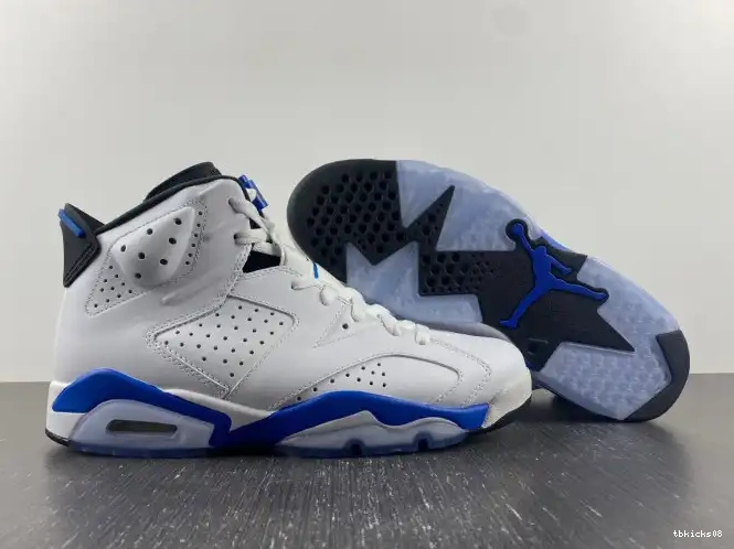 Cheap TBkick 384664-107 Air (2014) Sport Blue Retro Jordan 6 0611